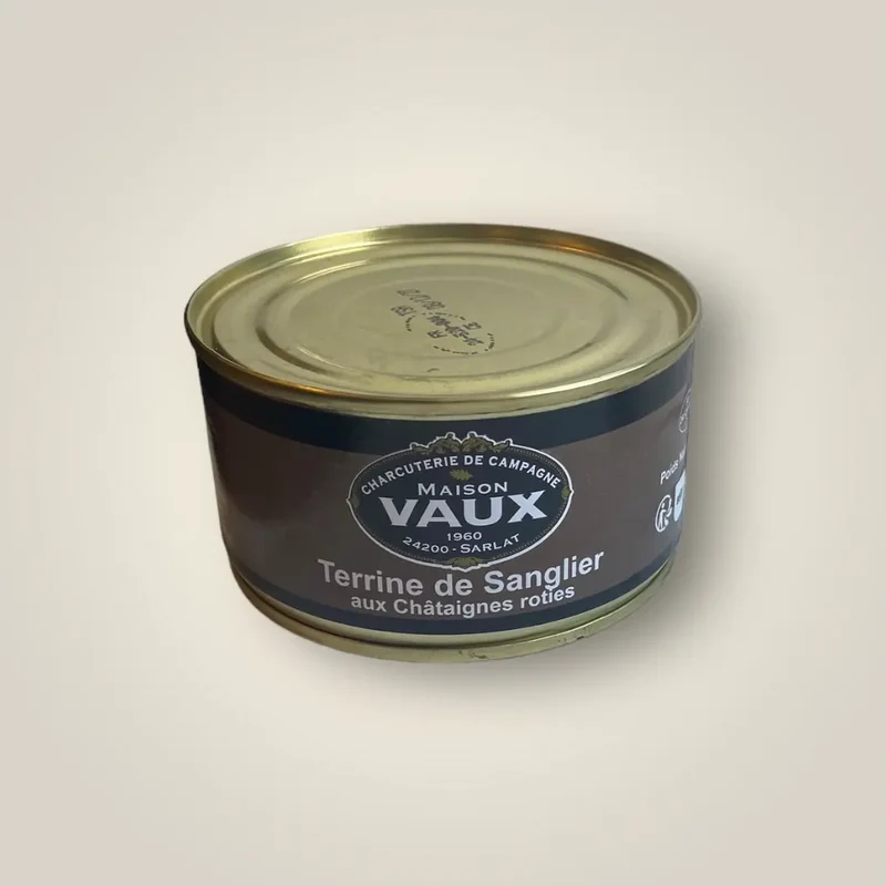 Terrine de sanglier aux châtaignes rôties 200g