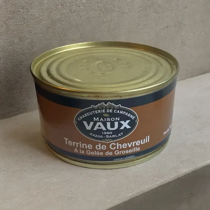 Terrine de chevreuil à la gelée de groseilles - 200g