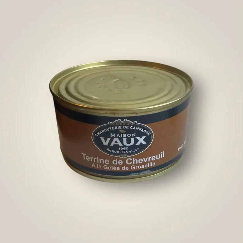 Terrine de chevreuil à la gelée de groseilles - 200g