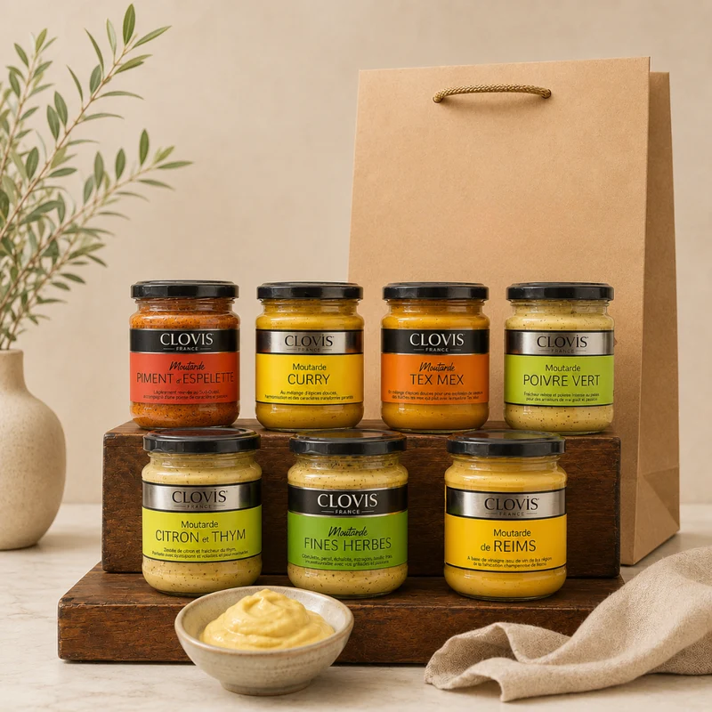 Coffret Moutardes Clovis