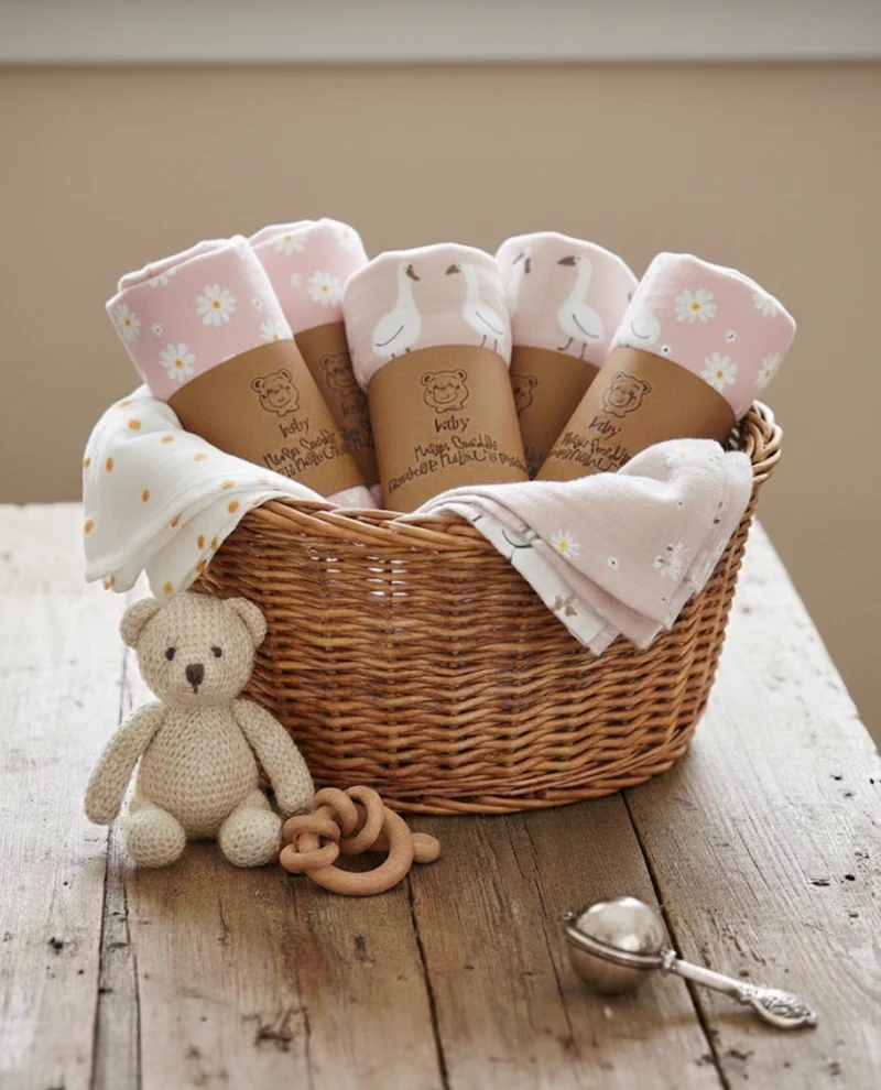 Mousseline pour bébé de coton de bambou Kali