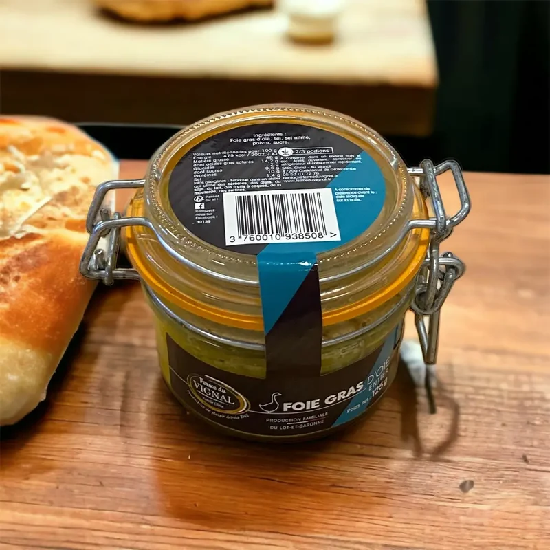 Foie gras d'oie entier 125g
