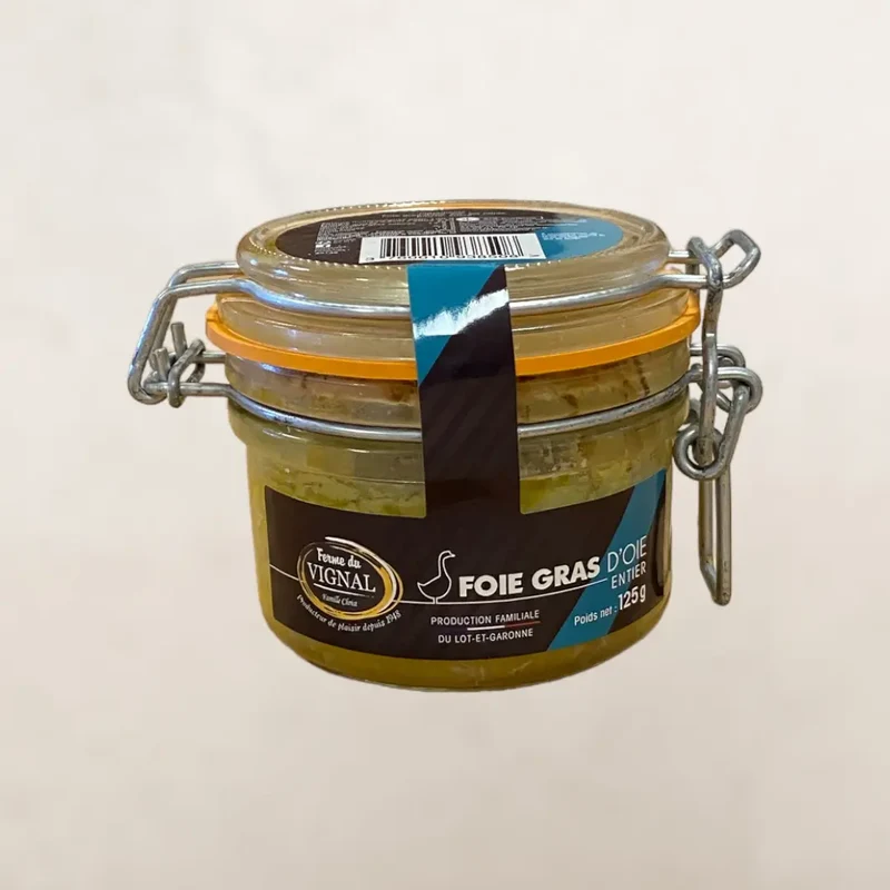 Foie gras d'oie entier 125g