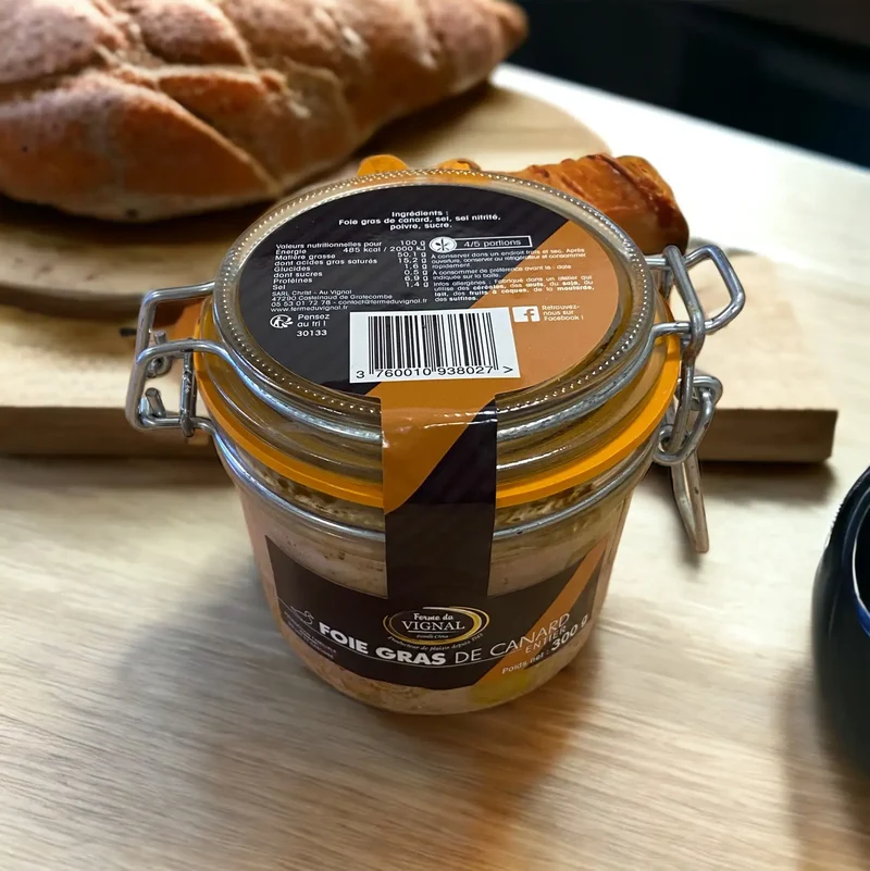 Foie gras de canard entier