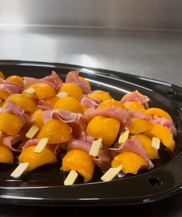 Brochette Melon & Jambon Cru