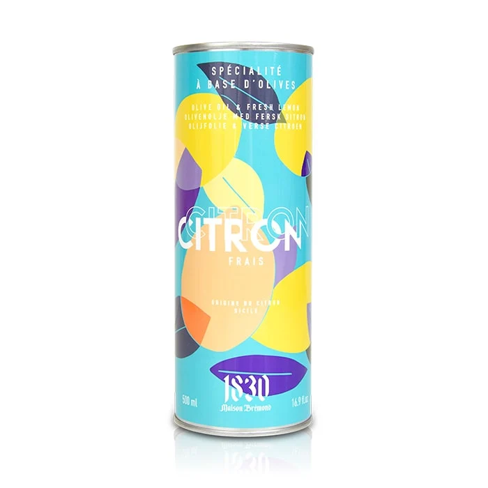 Huile d'Olive Extra Vierge aromatisée au Citron d'Italie | 500 ml