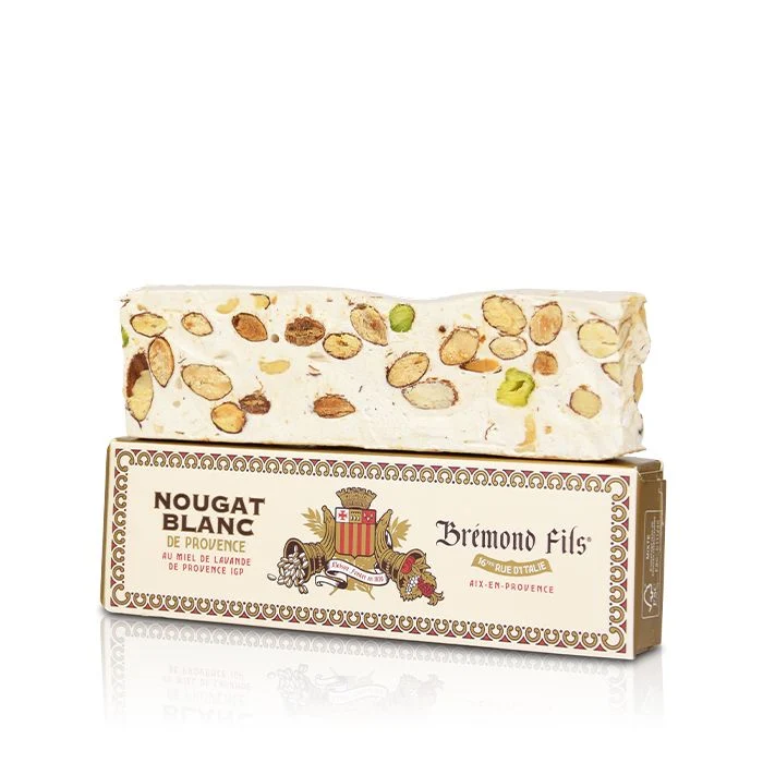 Nougat Blanc au Miel de Lavande de Provence IGP | 100g