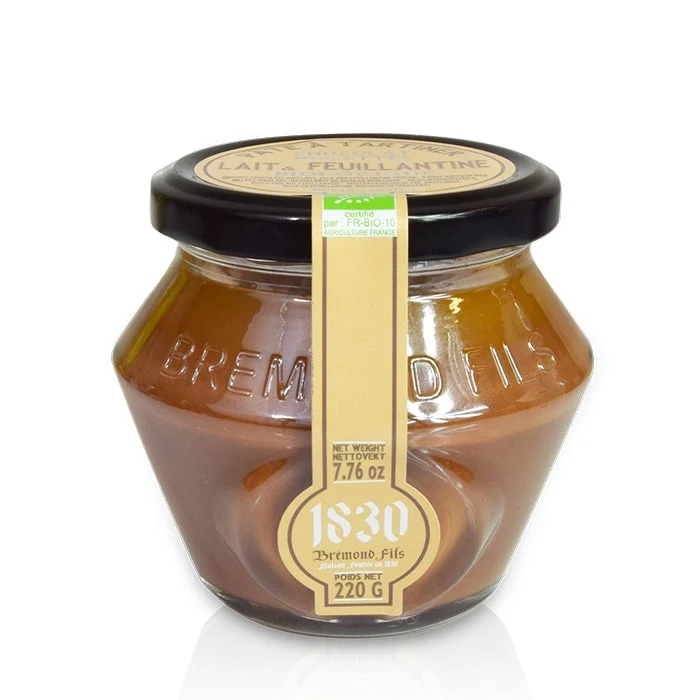 Pâte à Tartiner BIO Noisettes, Lait et Feuillantine | 220g