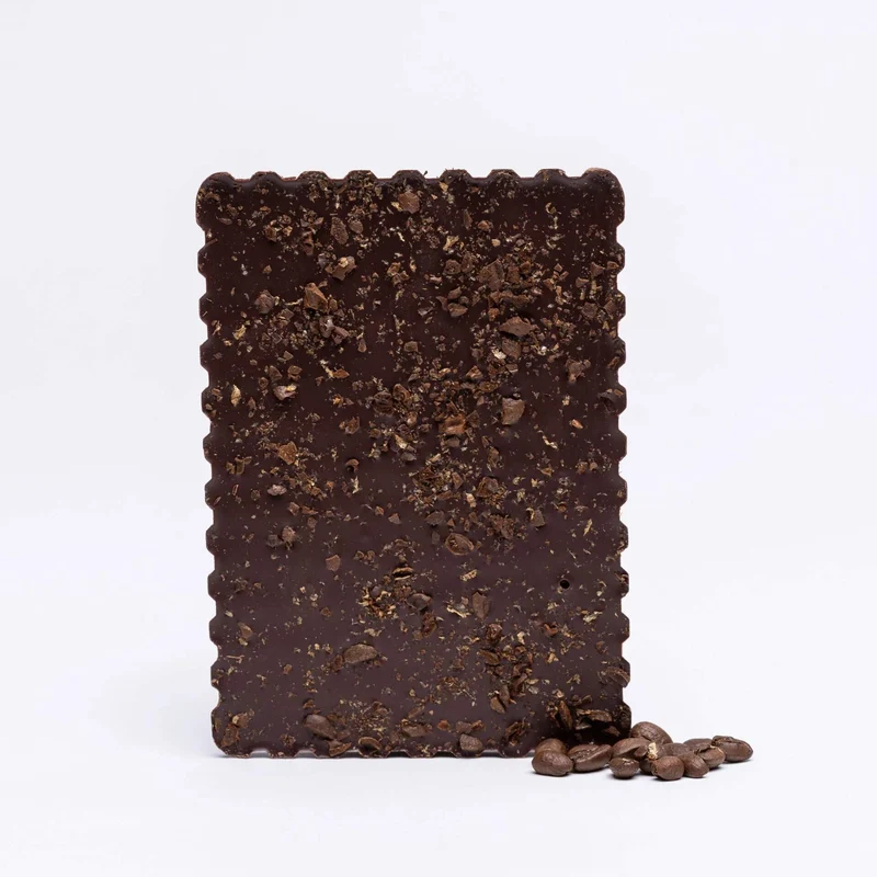 Tablette de Chocolat Noir 75% Bio au Café | 100g