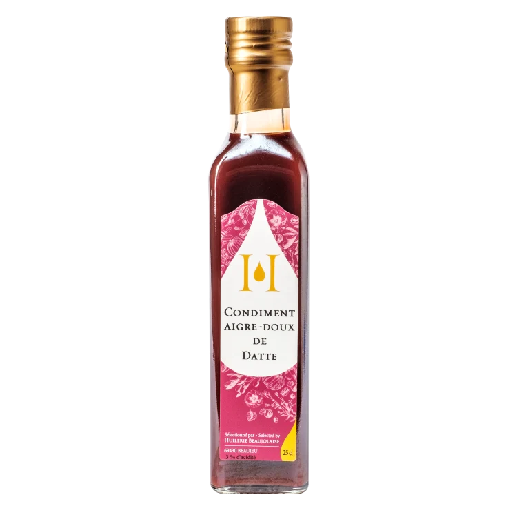 Vinaigre de Datte (Condiment aigre-doux) | 25cl