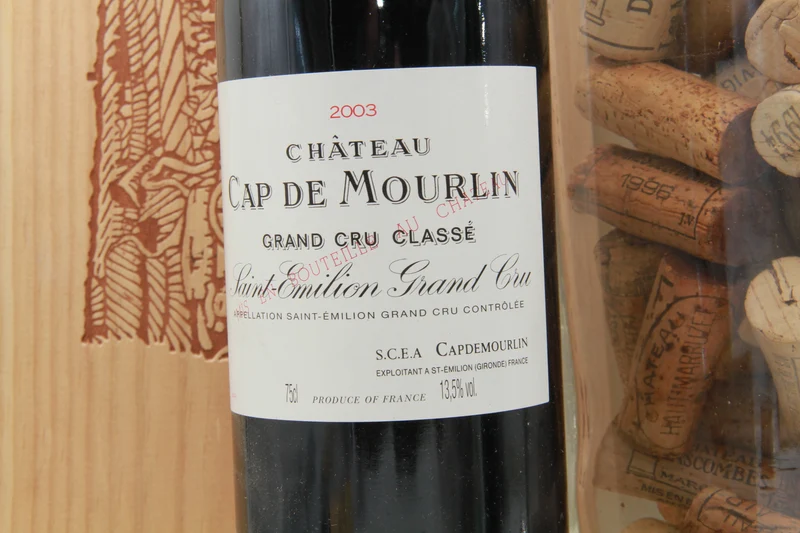 Chateau Cap Du Mourlin** 2003** Grand Cru Cru classé Saint Emilion