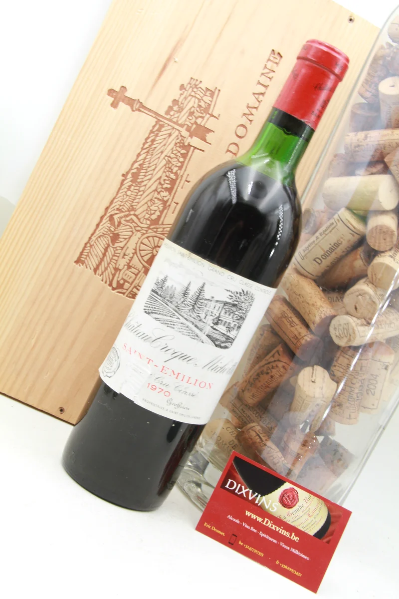 Chateau Croque Michotte Grand Cru Classé Saint Émilion 1970