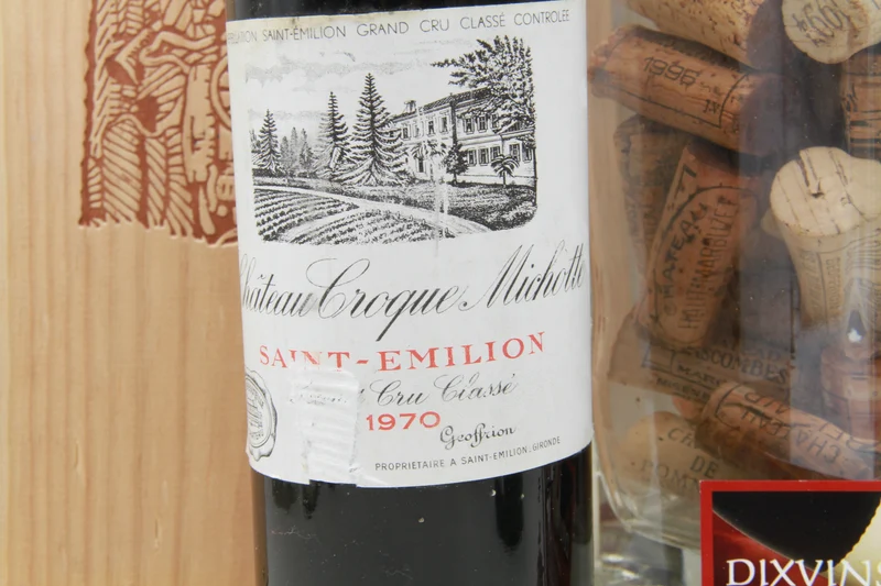 Chateau Croque Michotte Grand Cru Classé Saint Émilion 1970