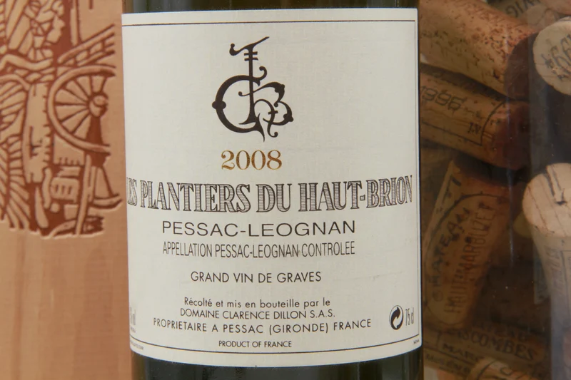 Les Plantiers Du Haut Brion. Pessac Leognan. Domaine Clarence Dillon. 2008