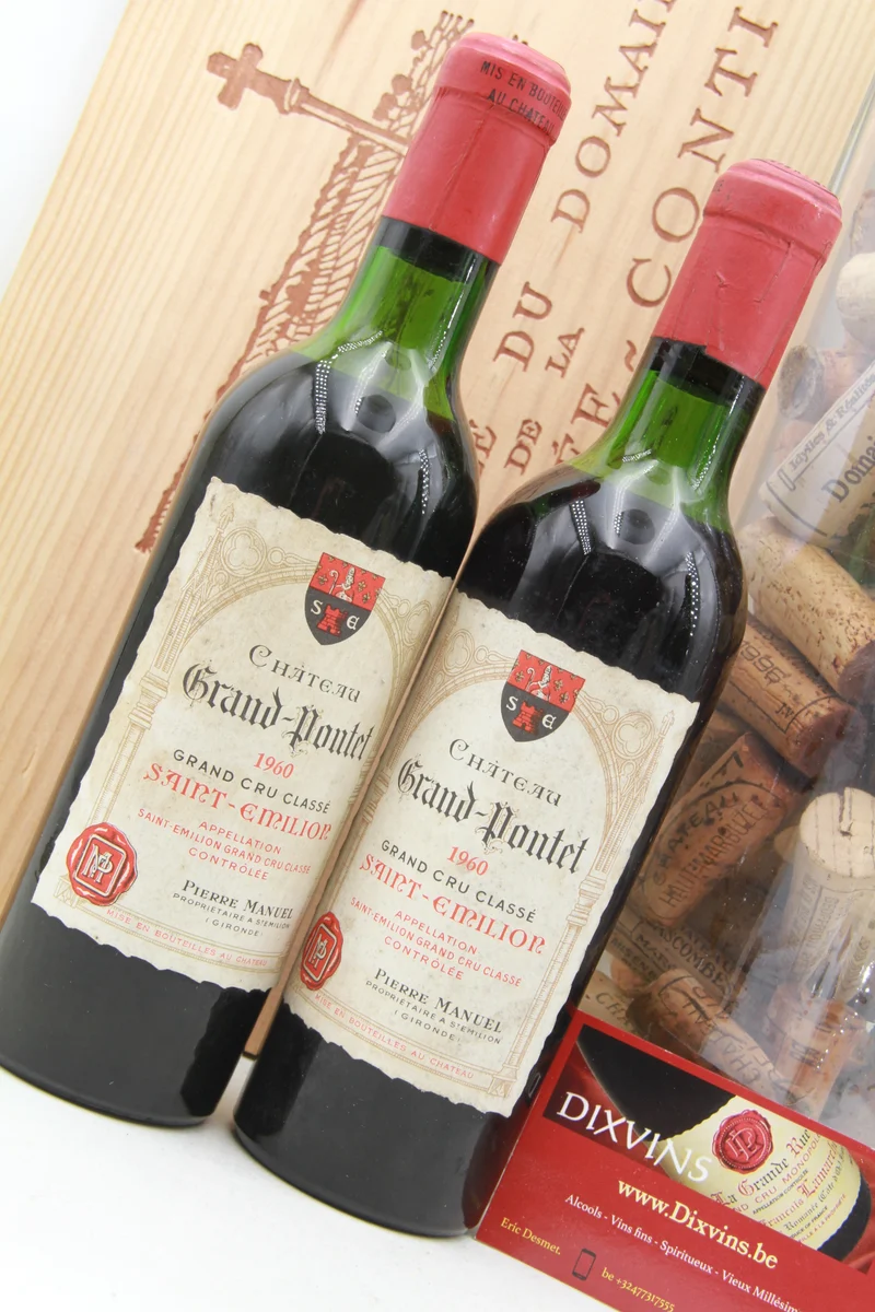 Chateau Grand Pontet. Grand Cru Classé Saint Émilion 1960. 37,5cl