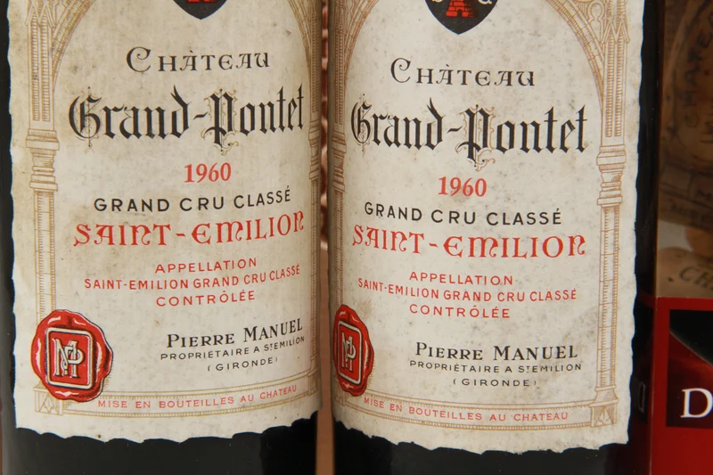 Chateau Grand Pontet. Grand Cru Classé Saint Émilion 1960. 37,5cl