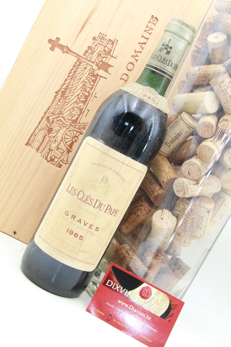 Les Clés Du Pape ( Chateau Pape Clement ) Graves 1985
