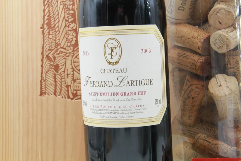 Chateau Ferrand lartigue Saint Émilion Grand Cru 2003