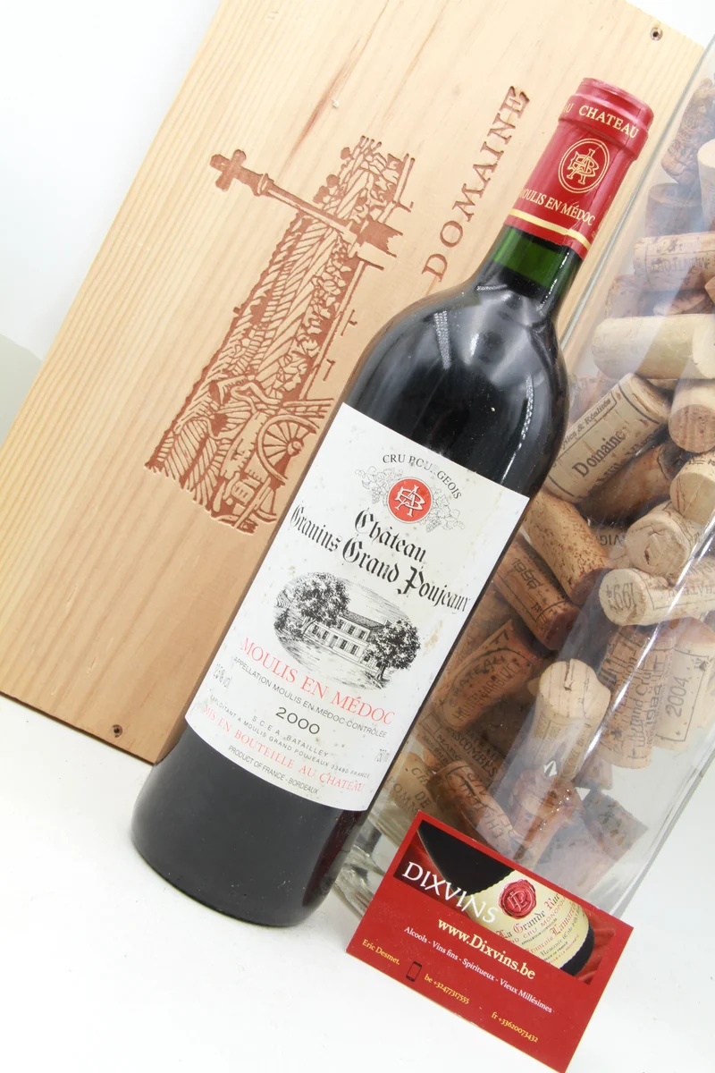 Chateau Granins Grand Poujeaux Moulis en Médoc 2000