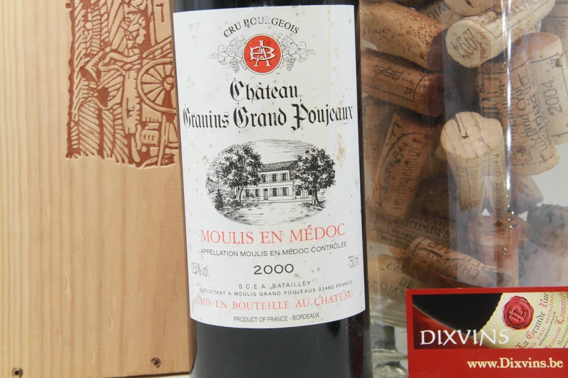 Chateau Granins Grand Poujeaux Moulis en Médoc 2000