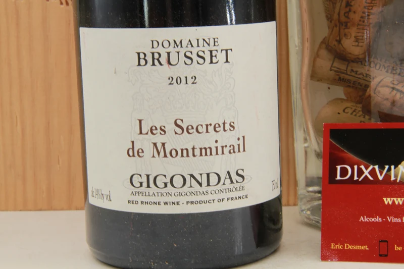 Gigondas Les Secrets de Montmirail Alain Jaume. 2012