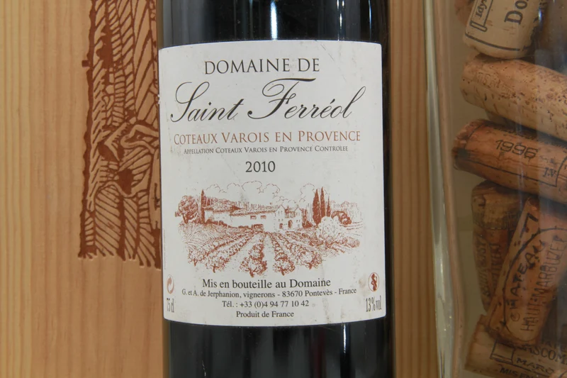 Provence rouge Domaine Saint Ferréol. 2010