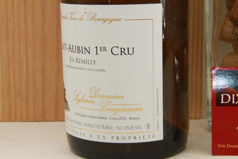 Saint Aubin 1er Cru En Remilly Domaine Sylvain Langourou 2015