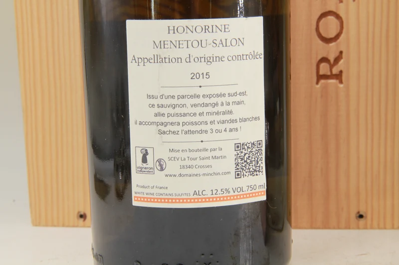 La Tour Saint-Martin Honorine. Menetou Salon. 2015