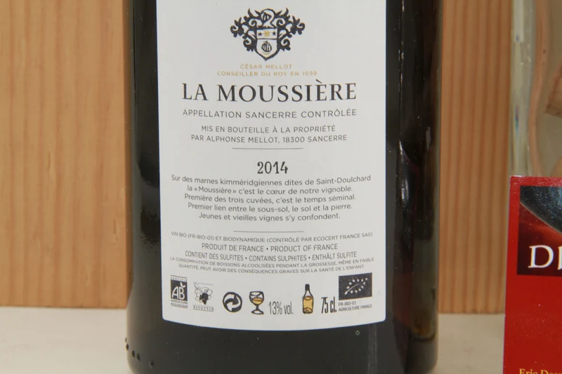 Sancerre La Moussière. Alphonse Mellot 2014