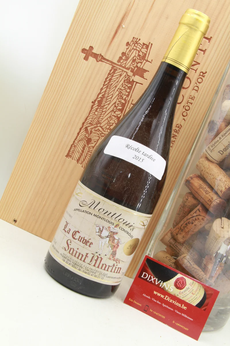 Montlouis La Cuvée Saint Martin. Récolte Tardive Berger Freres 2015