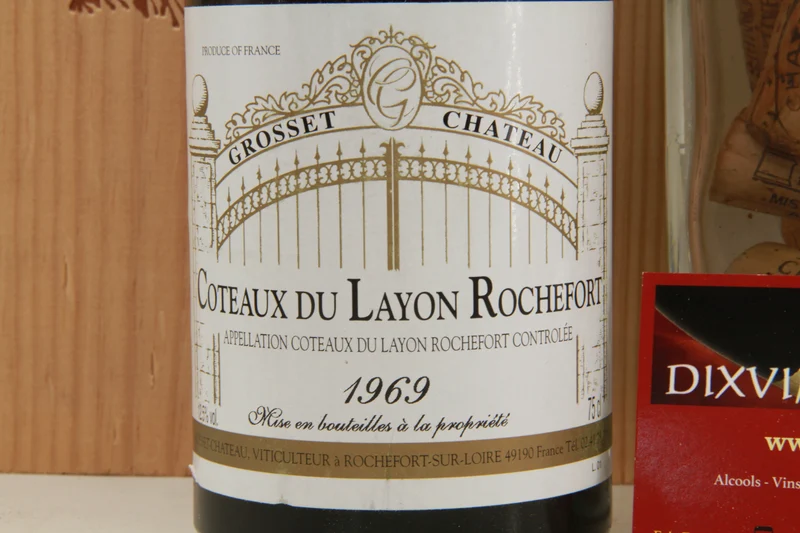 Coteaux Du Layon Rochefort Chateau Grosset 1969