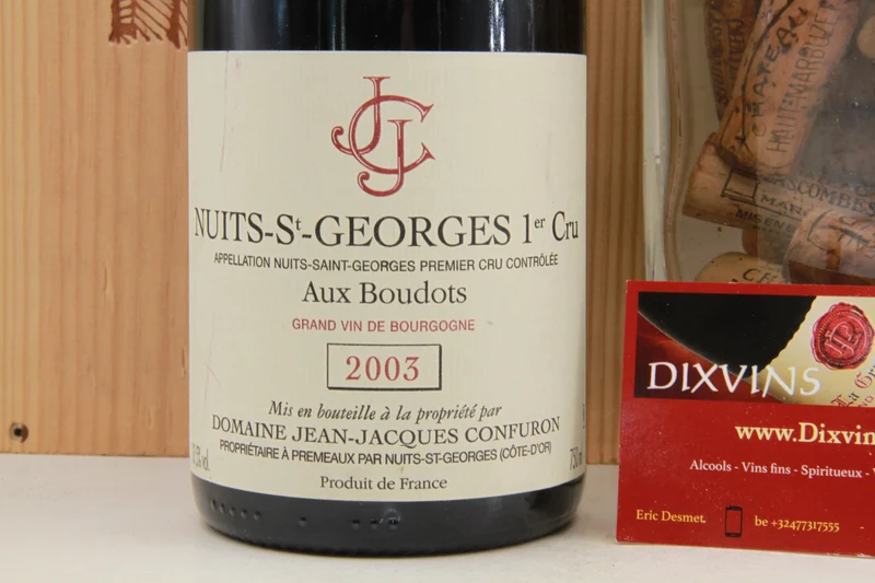Nuits-st-Goerges 1er Cru Aux Boudots Domaine Confuron Jean Jacques 2003