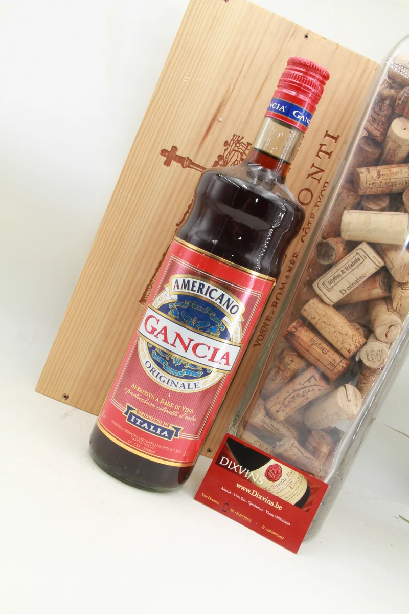 Americano Gancia ancienne bouteille des années 2000