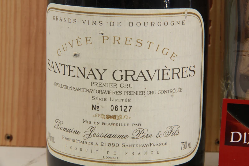Santenay 1er Cru "Gravières " 1998 Domaine Jessiaume