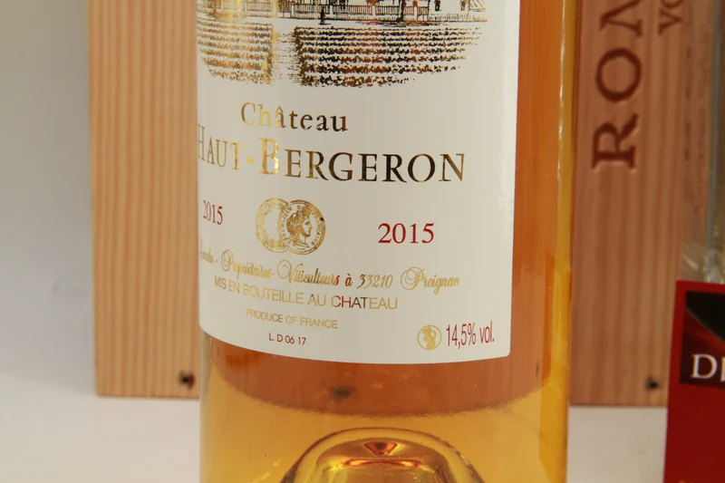 Chateau Haut Bergeron ** 2015 ** Sauternes