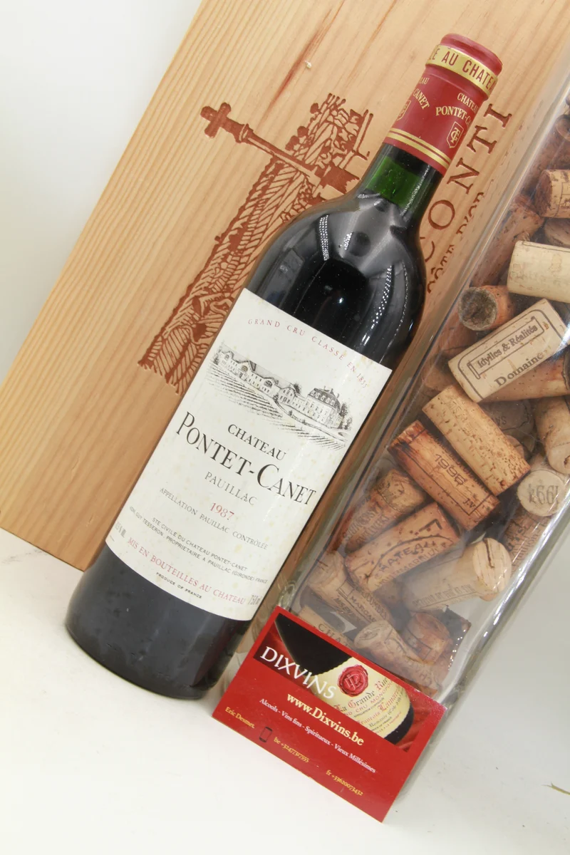 Château Pontet-Canet – Pauillac – 5ème Grand Cru Classé – 1987 – 75 cl