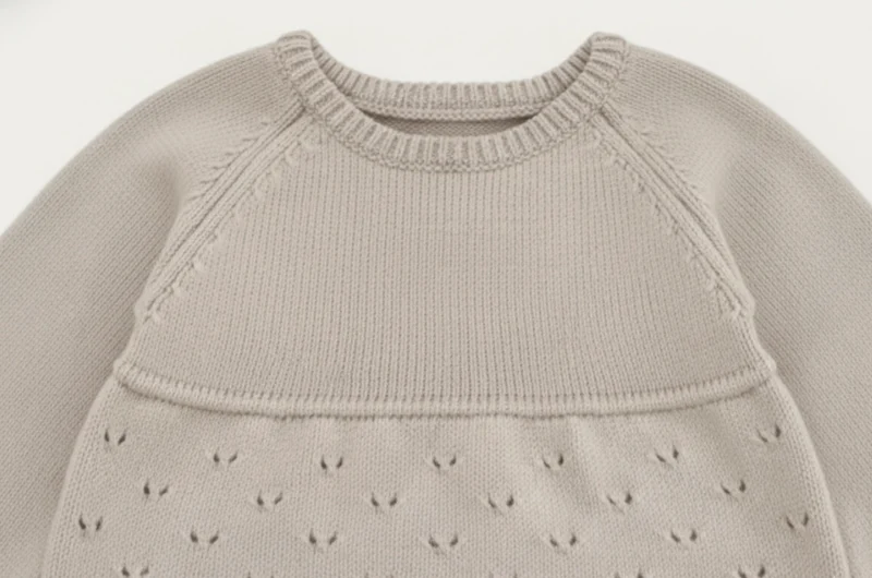 Combinaison bébé fille en tricot de coton doux – Kali