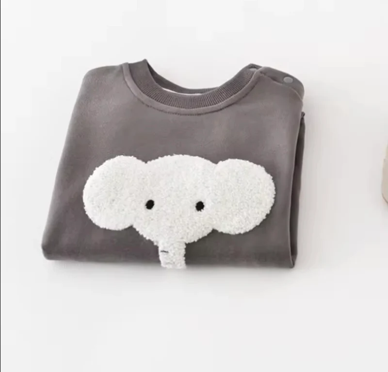 Combinaison bébé garçon motif éléphant en coton doux – Kali