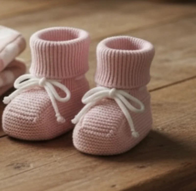 Chaussettes bébé en tricot douillet – Kali