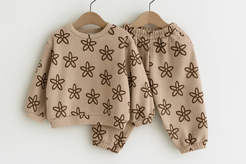 Ensemble fille 2 pièces fleurs automne-hiver – Kali