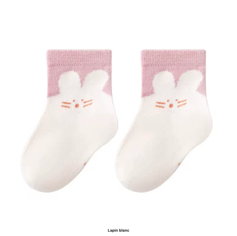 Chaussettes bébé fille en coton doux
