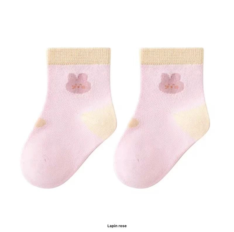 Chaussettes bébé fille en coton doux
