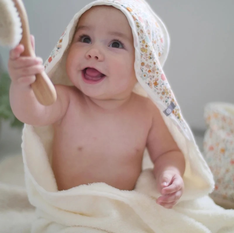 Boîte cadeau bébé sortie de bain pour