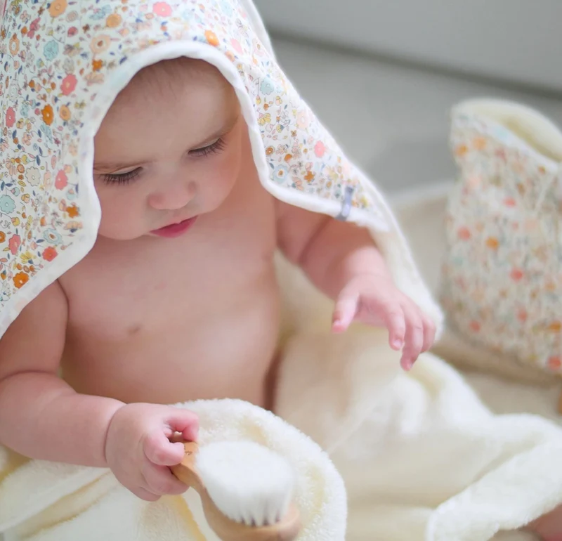 Boîte cadeau bébé sortie de bain pour