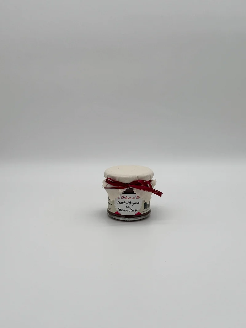 CONFIT D'OIGNON AU SAUMUR ROUGE 130G