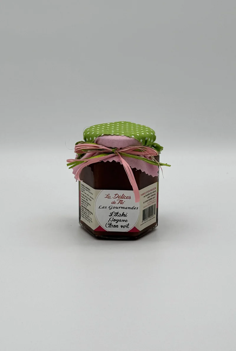 CONFITURE LITCHI GOYAVE CITRON VERT 290G