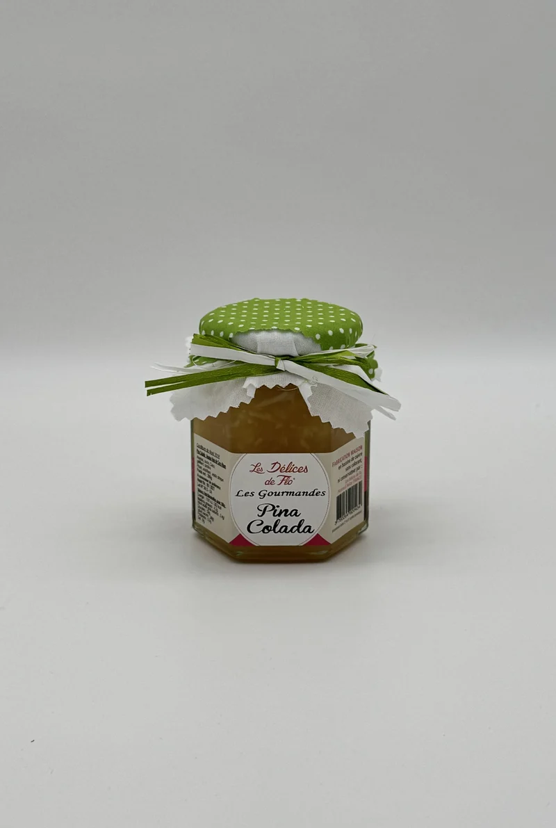 CONFITURE PINA COLADA (Ananas Coco Rhum) 290G