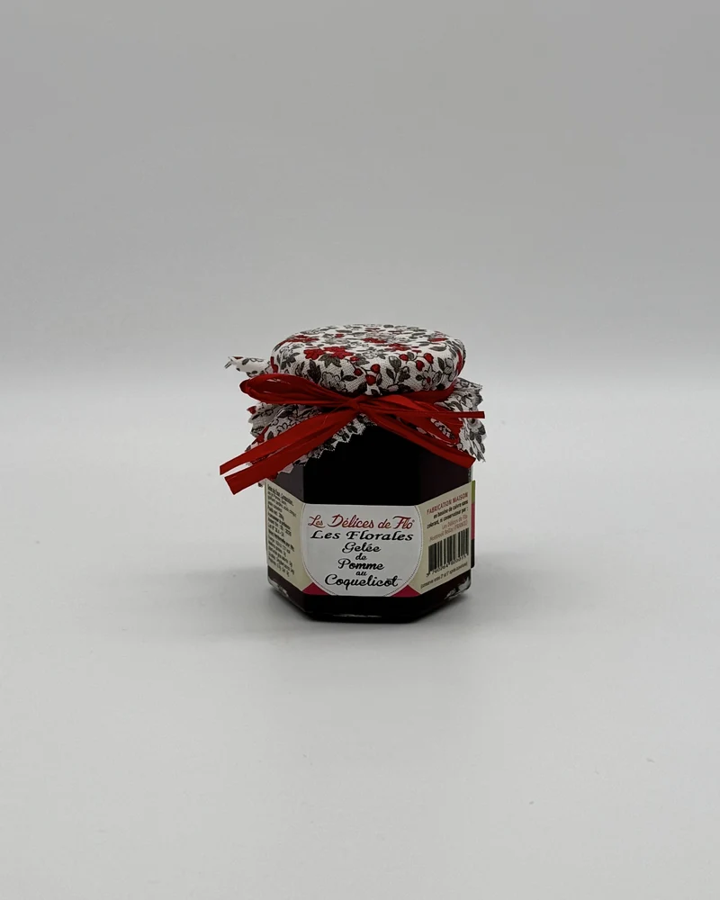 GELEE DE POMME AU COQUELICOT 200G