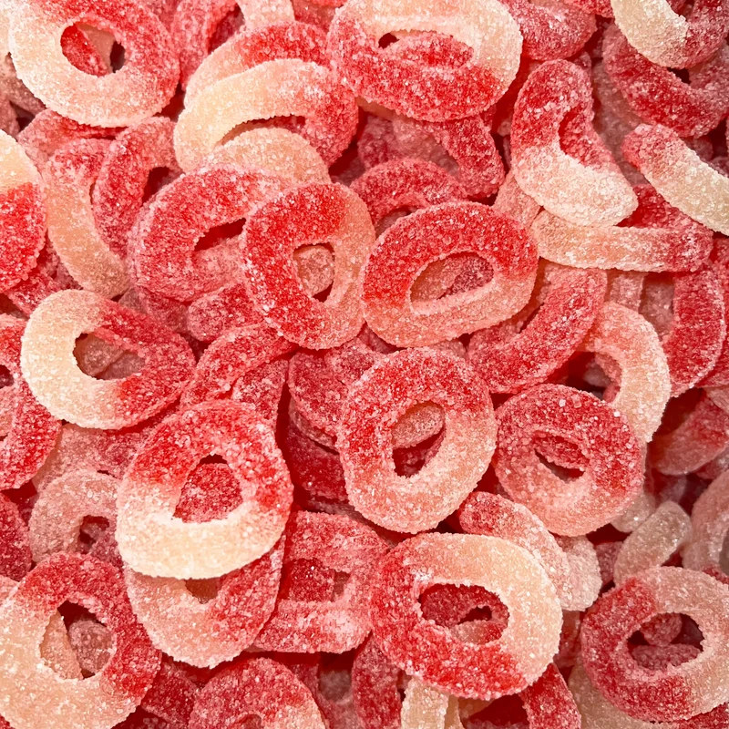 Anneau sucré cerise