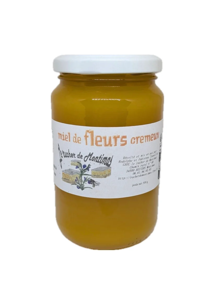 Miel de Fleurs crémeux / Miel de Châtaignier / Miel de Fleurs du Larzac